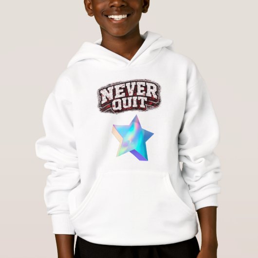 Nooit Opgeven T-Shirt (Voorkant)
