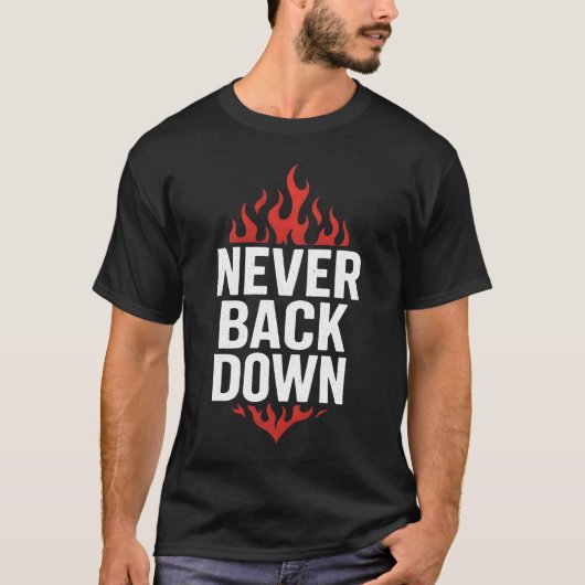 Nooit Opgeven T-Shirt (Voorkant)