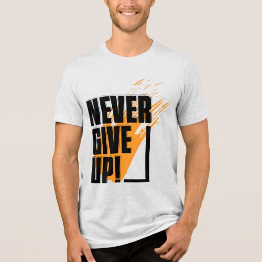 "Nooit Opgeven" T-shirt (Voorkant)
