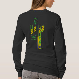 Nooit opgeven t-shirt