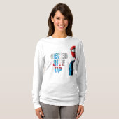 "Nooit opgeven" T-shirt (Voorkant volledig)