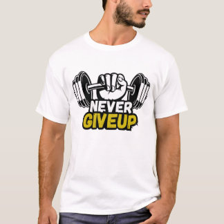 Nooit opgeven t-shirt