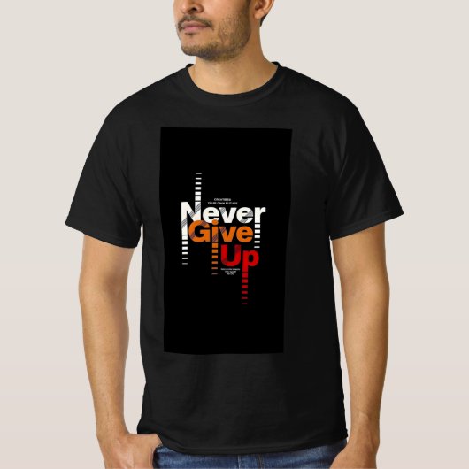 Nooit Opgeven T-shirt (Voorkant)