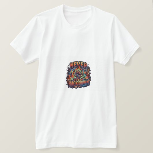 Nooit Opgeven.T-Shirt ontwerp T-shirt (Design voorkant)