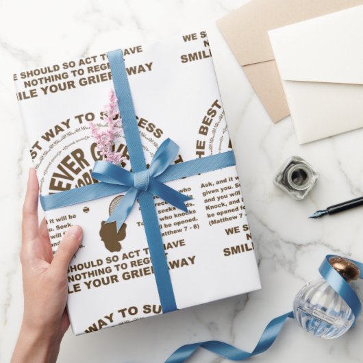 Nooit opgeven (tennis) cadeaupapier (Geschenken)
