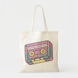 Nooit opgeven tote bag