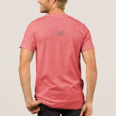 Nooit Opgeven Tri-Blend Shirt (Achterkant)