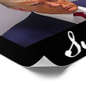 Nooit Opgeven Trump Mug Shot Poster (Hoek)