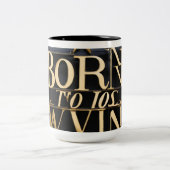 Nooit opgeven tweekleurige koffiemok (Center)