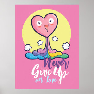  Nooit opgeven van liefde Poster