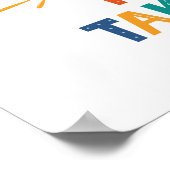 Nooit Opgeven Want Grote Dingen Kosten Tijd Poster (Hoek)