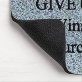 Nooit opgeven - Winston Churchill Muismat (Hoek)