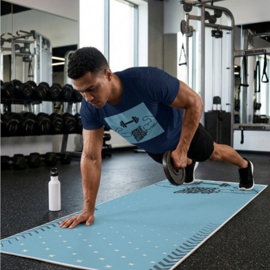 Nooit Opgeven Workout en Training Yogamat