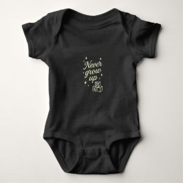 Nooit opgroeien Baby Bodysuit