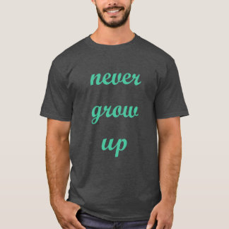 Nooit opgroeien vriendjes vintage t-shirt