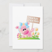 Nooit opschieten en nooit zorgen kaart (Voorkant)