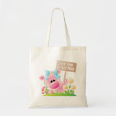 Nooit opschieten en nooit zorgen tote bag (Voorkant)