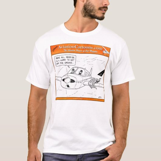 Nooit opschieten t-shirt (Voorkant)