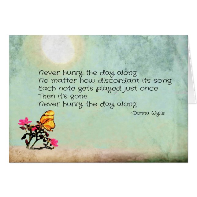 Nooit opschieten van dag tot dag (Voorkant Horizontaal)