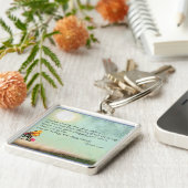 Nooit opschieten van dag tot dag sleutelhanger (Zijkant)