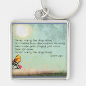 Nooit opschieten van dag tot dag sleutelhanger (Voorkant)