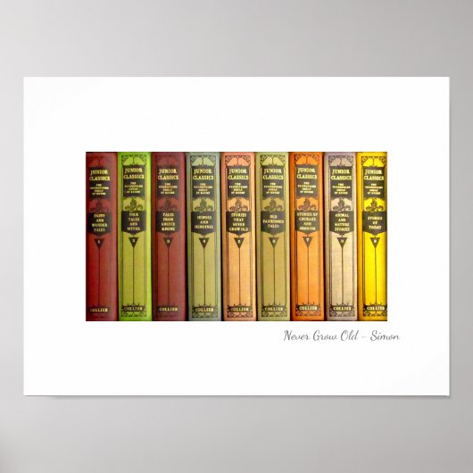 Nooit ouder worden - poster (Voorkant)