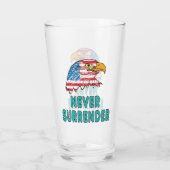 Nooit overgeven glas (Achterkant)