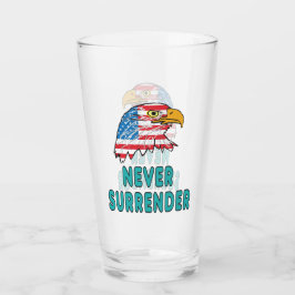 Nooit overgeven glas