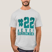 NOOIT OVERLEVERING T-SHIRT (Voorkant)