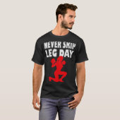 Nooit overslaan been dag 2 t-shirt (Voorkant volledig)
