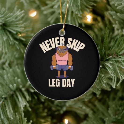 Nooit overslaan been dag keramisch ornament (Boom)