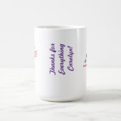 Nooit Paars/rood, lang baanvak met snelheid afremm Koffiemok (Center)