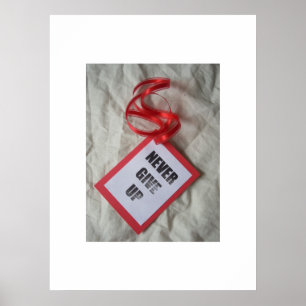 Nooit Poster opgeven