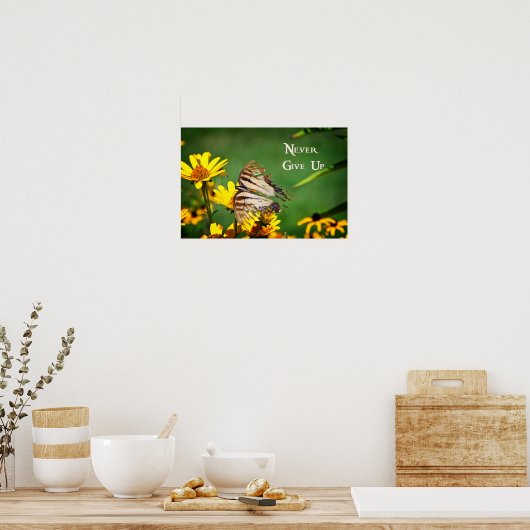 Nooit Poster opgeven (Keuken)