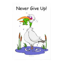 Nooit Poster opgeven