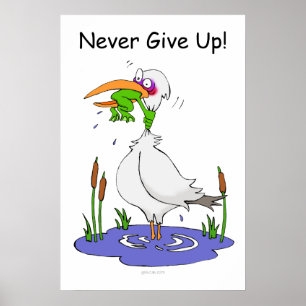 Nooit Poster opgeven