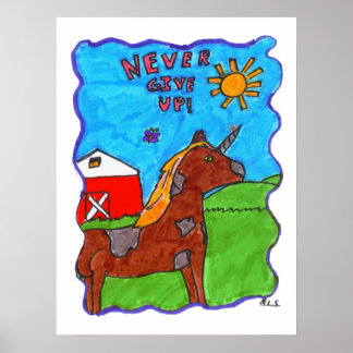 Nooit Poster opgeven