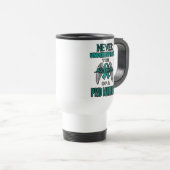 Nooit...PTSD Warrior Travel Mug Reisbeker (Voorkant rechts)