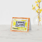 Nooit| Quarantine COVID-19 Coronavirus Card Kaart (Gele Bloem)