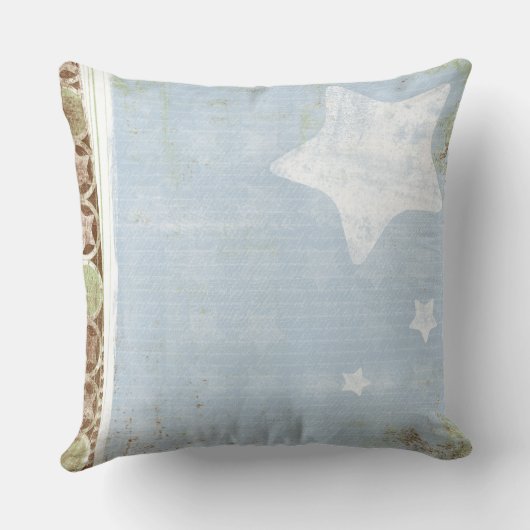 Nooit roken bij Sierkussen met blauw chocolade voo (Achterkant)