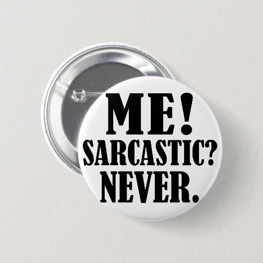 nooit ronde button 5,7 cm (Voorkant /achterkant)