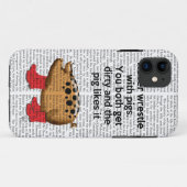 Nooit rusten met varkens Case-Mate iPhone case (Achterkant (horizontaal))