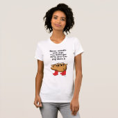 Nooit rusten met varkens t-shirt (Voorkant volledig)
