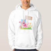 Nooit snel en nooit bezorgd hoodie (Voorkant)