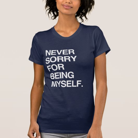 NOOIT SPijt DAT IK MEZELF BEN T-shirt (Voorkant)