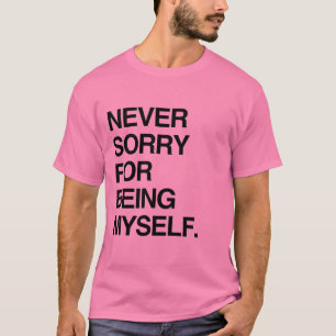 NOOIT SPijt DAT IK MEZELF BEN T-shirt