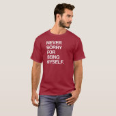 NOOIT SPijt DAT IK MEZELF BEN T-shirt (Voorkant volledig)