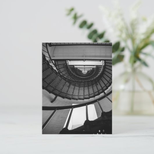 Nooit spiraal beëindigen briefkaart (Staand voorkant)