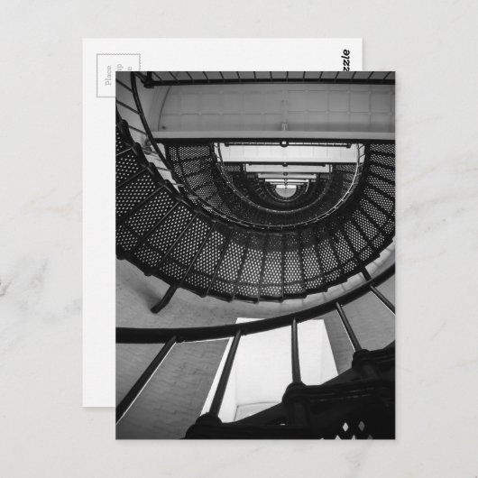 Nooit spiraal beëindigen briefkaart (Voorkant / Achterkant)