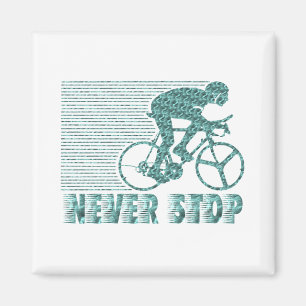 Nooit stoppen: Fietsen Magneet